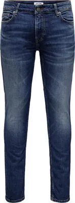 Produktbild von ONLY & SONS Slim Fit Jeans Basic Denim Hose ONSLOOM Tapered Trousers Stone Wash Größe: 28W / 30L