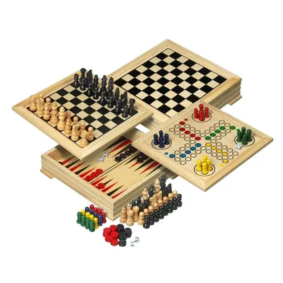Immagine prodotto di Philos 3104 - Collezione di giochi in legno Journey, con diverse opzioni di gioco