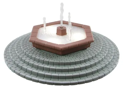 Produktbild von Viessmann 1316 - H0 Mehrstrahliger Zierbrunnen mit LED-Beleuchtung, - Neu