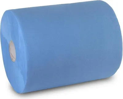 Produktbild von Industriepapierrollen FUNNY - Putzpapier - blau - 36 cm - 2-lagig - 2 Rollen