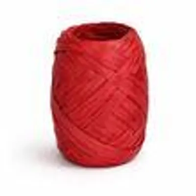 Produktbild von Papierband Raffiabast 20m Rolle Rot