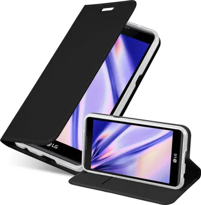 Image de Cadorabo Housse pour LG X POWER Housse en noir Cover Etui Book Case Booklet