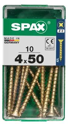 Produktbild von Spax Universalschrauben 4.0 x 50 mm PZ 2 - 10 Stk.