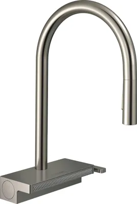 Produktbild von Hansgrohe Aquno Select M81 Armatur Wasserhahn Einhebel-Küchenmischer 170, Ausziehbrause, 3jet Edelstahl Finish - inkl.