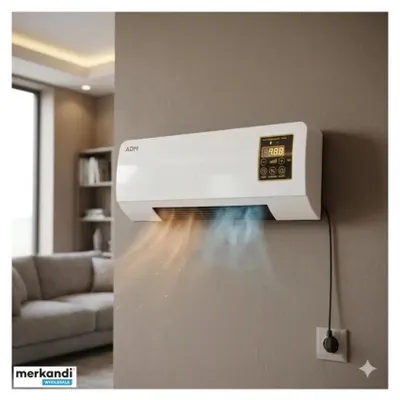 Produktbild von ADM Wand-Heizlüfter BX-888 PTC 1200 W 220 V Weiß mit Fernbedienung