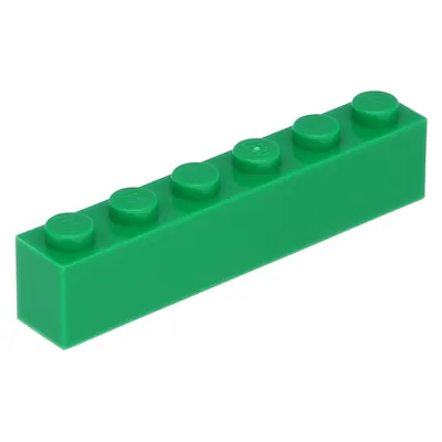 Zdjęcie produktu dla 50 sztuk kamieni 1x6, zielone