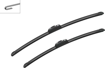 Zdjęcie produktu dla Pióro Wycieraczki Aerotwin Retro Podwójne 600/530Mm Vw, Db, Volvo, Peugeot, Renault, Mitsubishi, Toyota,