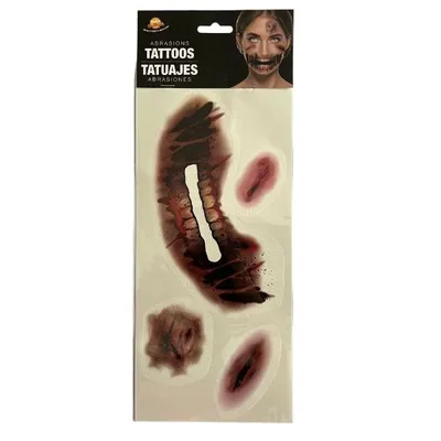 Obrázek produktu pro Tetování krvavý obličej - krev - Halloween - 4 ks