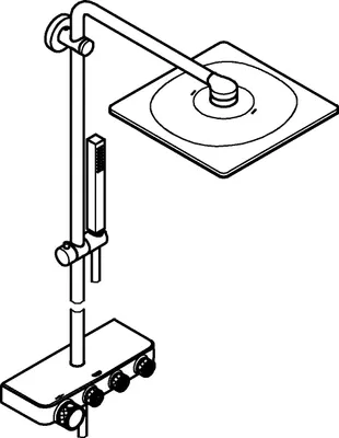 Produktbild von GROHE 26508LS0, 45 cm, Wand, Chrom