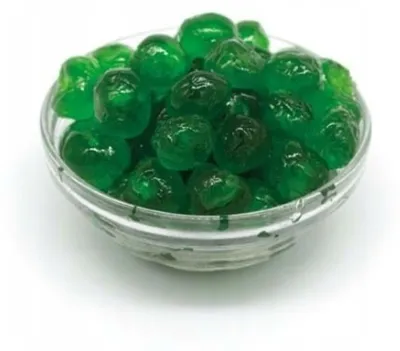 Image de Cerises vertes confites GI.AN., poids net : 80 g