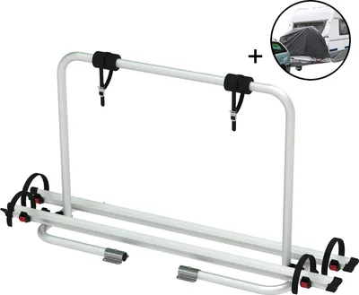 Produktbild von Deichsel Fahrradträger Caravan ECO | 2 Fahrräder | 50 Kg | inkl. Hülle