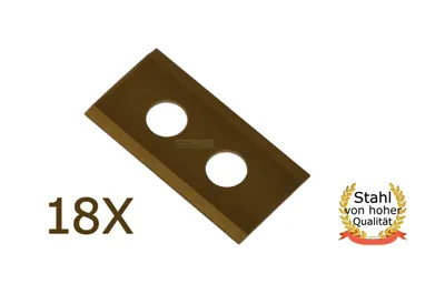 Obrázok produktu pre 18 X 3,6 CM titánové nože pre robotickú kosačku Parkside PMRA 20-Li A1
