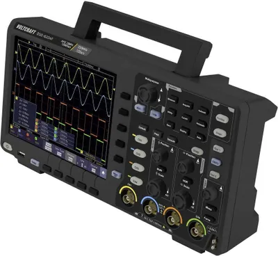 Produktbild von VOLTCRAFT DSO-6204F Digital-Oszilloskop 200 MHz 4-Kanal 1 GSa/s 10 Mpts 8 Bit Digital-Speicher (DSO), Funktionsgenerato