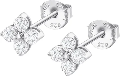 Image de Boucles d'oreilles Lotus Silver LP3926-4/1