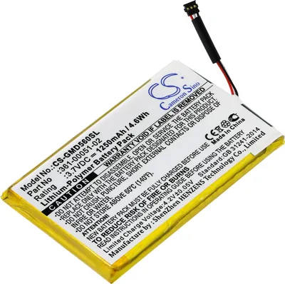 Immagine prodotto di TECHTEK Batteria compatibile con [Garmin] Dezl 560, Dezl 560LMT, Dezl 560LT, Dezl 570, Dezl 650LM, nuvi 52LM 5'', SAT NAV sostituisce 361-00051-02