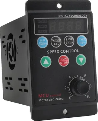 Obrázek produktu pro Řízení motoru, výkon 750 W, jednofázový vstup AC 220 V, třífázový výstup AC 220 V, pracovní frekvence 1,0–99 Hz, jmenovitý proud 3,41 A