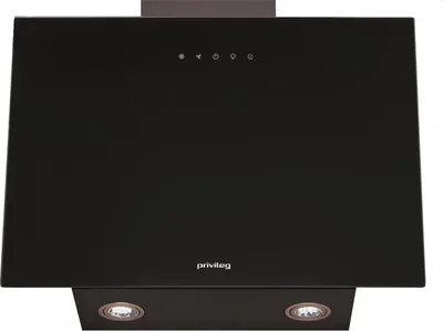 Produktbild von Privileg Dghvp 63 LT K Kopffreihaube, Wand-/Schrankmontage, Abluft/Umluft, max. 713 m³/h, 59,8 cm Breite, Metall-Filter, 4 Gebläsestufen, 60 dB