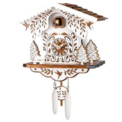 Image de Engstler - 330 Q braun - Horloge murale coucou - Quartz