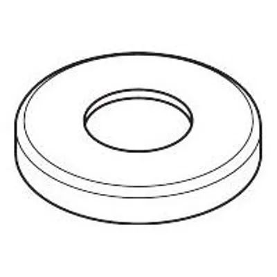 Produktbild von hansgrohe Rosette Absperrventil chrom