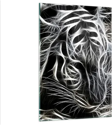Produktbild von Bilder auf glas - Einteilig - Abstraktion modern - 80x120cm - Glasbilder - Wandbilder - Bilder - zum Aufhängen bereit - Wanddekoration aus Glas - Glas Bilder - Wandbild auf Glas - GPA80x120-3561