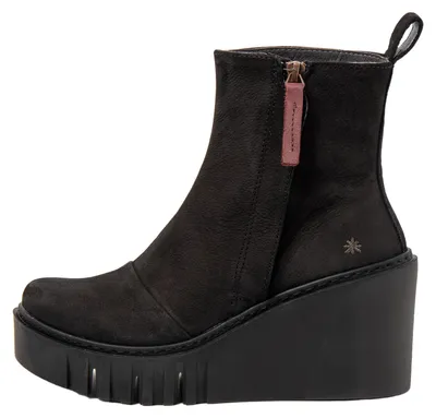Image de Art Bottines à talons pour Femme 2091 NOBUCK BLACK/ CATANIA Couleur Noir