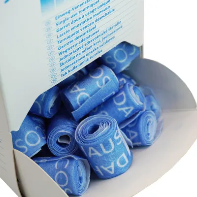 Produktbild von Dahlhausen DAVECOS Venenstauer Einweg Vlies/Klett