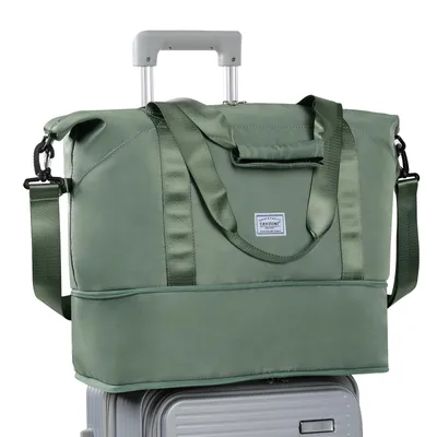 Produktbild von Reisetasche Damen 42x40x23, Easyjet Handgepäck tasche Herren Weekender Bag, Sporttasche Travel Duffle Bag Fitnesstasche
