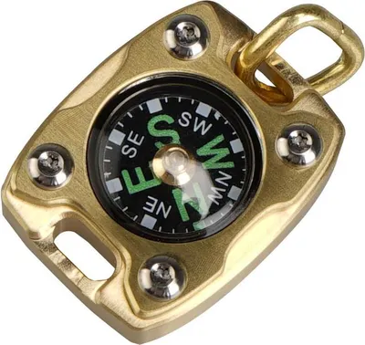 Produktbild von MecArmy CMP2-B Kompass mit Kette aus Messing