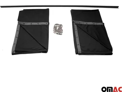 Image de Rideaux De Séparation De Cabine pour Citroen Berlingo Protection Solaire Noir
