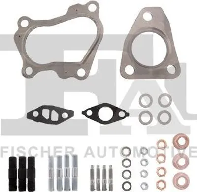 Produktbild von FA1 KT770130 Montagesatz Turbolader für TOYOTA AVENSIS Kombi (T25) COROLLA Verso (ZER, ZZE12, R1) COROLLA (ZZE12, NDE12, ZDE12) AVENSIS (T25)