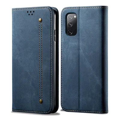 Obrázek produktu pro Galaxy S20 FE Pouzdro, Kožené Peněženkové Pouzdro s Magnetickým Uzavíráním a Pouzdro s Funkcí Stojánku pro Samsung Galaxy S20 FE modré