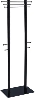 Produktbild von Kleiderständer - Schwarz - Glas - Metall - 67 x 189 cm