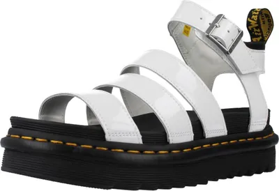 Produktbild von DR. MARTENS Sandalen BLAIRE WHITE PATENT LAMPER, Weiß:36