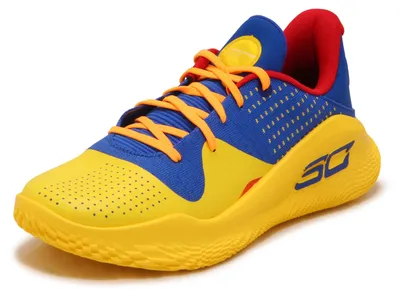 Imagen del producto de Zapatilla deportiva para hombre Under Armour Curry 4 Low, color Flotro