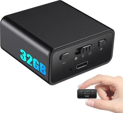 Obrázok produktu pre Mini hlasovo ovládaný zápisník s pamäťou 32 GB – ideálny na prednášky a porady