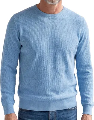 Produktbild von REDMOND Casual Herren Strick-Pullover Rundhals Comfort Hellblau XL
