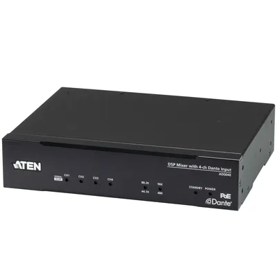 Immagine prodotto di ATEN AD004E Mixer DSP a 4 canali con ingresso Dante e uscita analogica