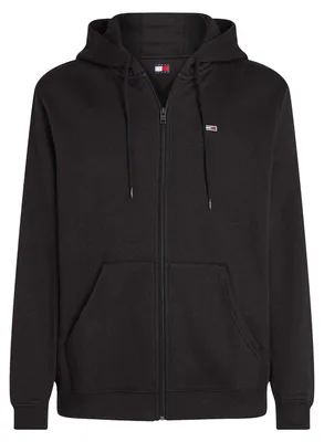 Produktbild von Tommy Jeans - Hoodie mit durchgehendem Reißverschluss für Herren, Leicht GT14879 (S) (Schwarz)