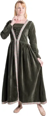 Produktbild von Zauberin Samtkleid grün Größe: M