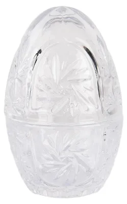 Imagen del producto de Olla de vidrio Clayre & Eef para huevos, diámetro 8 cm, altura 12 cm, transparente