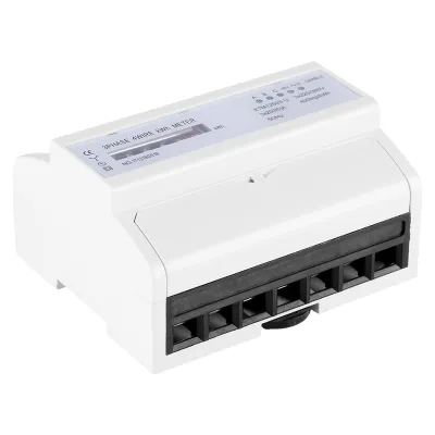 Obrázok produktu pre Digitálny 3-fázový 4-vodičový elektromer na DIN lištu 20(80)A Elektronický merač KWh