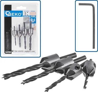 Obrázok produktu pre Sada zápustných vrtákov do dreva 5ks