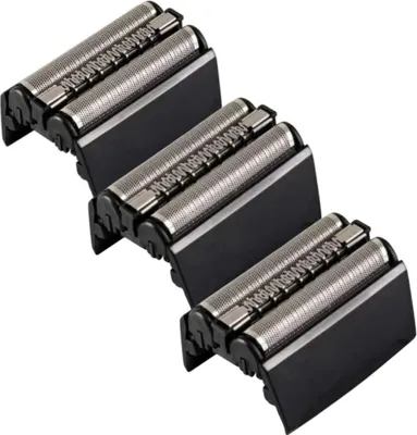 Produktbild von 3X Scherkopf für Braun Series 5, 52B/52S, Ersatzscherkopf kompatibel Braun, Rasierkopf austauschbar, waschbar, Kombipack