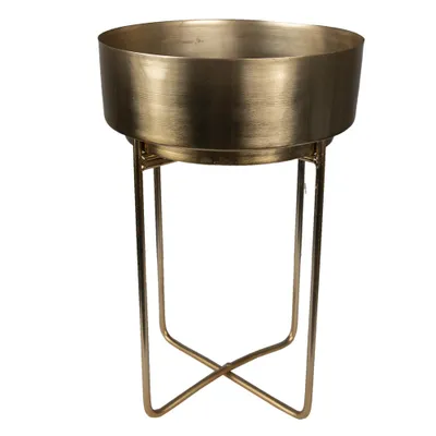 Produktbild von Clayre & Eef Blumentopf Ø 30x48 cm Goldfarbig Eisen