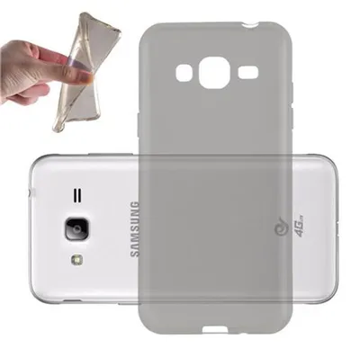 Produktbild von Cadorabo Hülle für Samsung Galaxy J3 2016 Schutz Hülle in Schwarz Schutzhülle TPU Silikon Cover Etui Case
