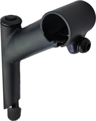 Immagine prodotto di Attacco manubrio 25,4 - 25,4 110 mm, stelo in acciaio con morsetto manubrio a 1 vite nero opaco Ergotec