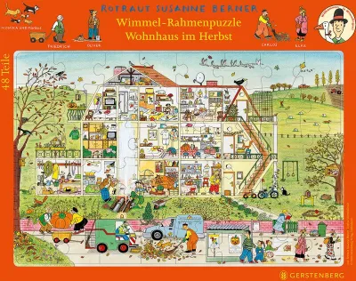 Produktbild von Berner, R: Wimmel-Rahmenpuzzle Herbst Motiv Wohnhaus