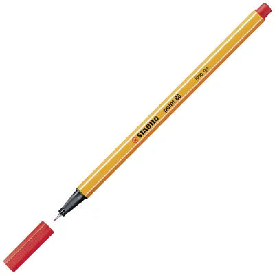 Obrázok produktu pre Fineliner - STABILO point 88 - jednoduchá ceruzka - červená