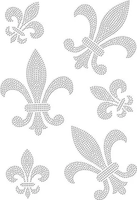 Produktbild von Lily French Lilies Strass-Bügelapplikation