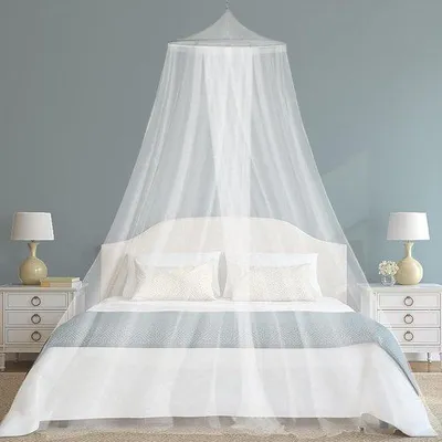 Immagine prodotto di Letto matrimoniale con zanzariera bianca da viaggio